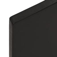Wastafelblad 40x30x2 cm behandeld massief hout donkerbruin - thumbnail