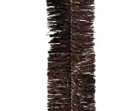 Kaemingk Guirlande lametta Zwarte truffel 7x270cm - thumbnail