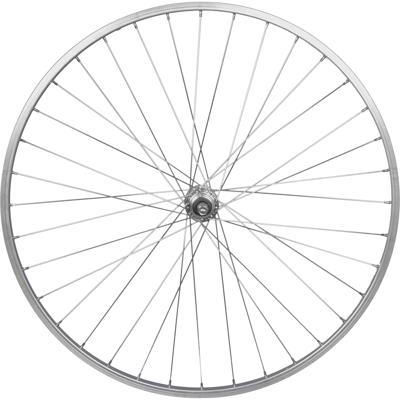 Roland achterwiel p24h 28" 36g 7v vaste as alu zilver