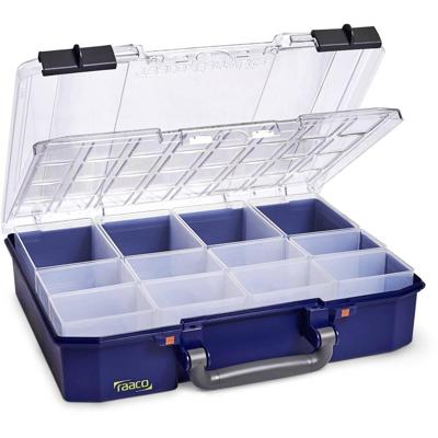raaco CarryLite 80 4x8-12 DLU Assortimentskoffer (l x b x h) 278 x 337 x 82 mm Aantal vakken: 12 Inhoud 1 stuk(s)