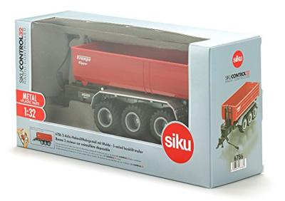 SIKU Control32 - 3-assig haaklift-chassis met afzetcontainer rc