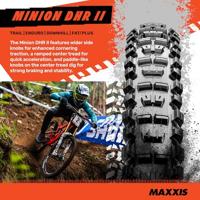 Maxxis minion dhr ii 29x2.40 wt dd tr 3c maxxterra 2x120 folding tyre - thumbnail