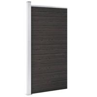 VidaXL Schuttingpaneel 95x186 cm hkc grijs - thumbnail
