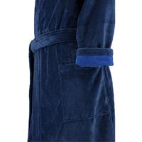 Cawö Cawö Heren Badjas 800 - Nachtblau 54/56 - thumbnail