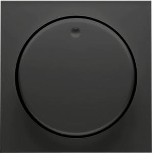 PEHA Badora MAT ZWART afdekplaat + knop dimmer - 4603750