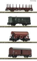 Fleischmann 6660044 N set van 4 goederenwagons van de DB - thumbnail
