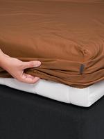 Essenza Essenza Minte hoeslaken 80x200 Leather brown - thumbnail
