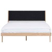 Gazzda Fawn bed 160x200 cotton webbing black - thumbnail