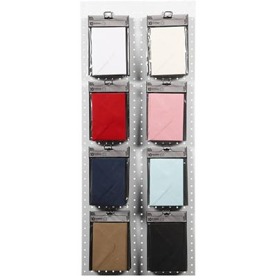 Creativ Company Enveloppen, afmeting envelop 11,5x16 cm, 110 gr, zwart, blauw, rood, wit, 8x10 doos/ 1 doos Creativ Company Enveloppen, afmeting envelop 11,5x16 cm, 110 gr, zwart, blauw, rood, wit, 8x10 doos/ 1 doos