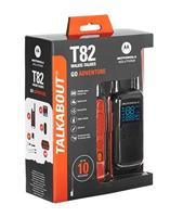 Motorola T82 Twin Pack twee-weg radio 16 kanalen Zwart, Oranje - thumbnail