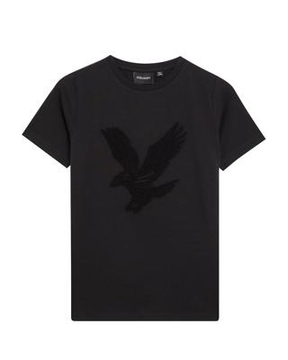 Lyle & Scott winter t-shirt jongens - zwart