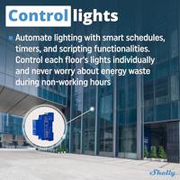 Shelly Shelly Pro 1 DIN-railrelais Bluetooth, WiFi Shelly - thumbnail