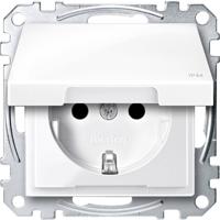 Merten MEG2414-0319 Wandcontactdoos System M Polar-wit 1 stuk(s) - thumbnail