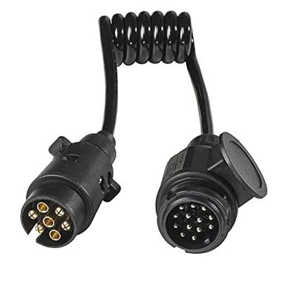 AS Schwabe 61475 Aanhangeradapter [Stekker, 13-polig - Stekker, 7-polig] Kunststof