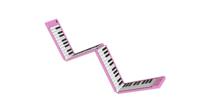 Carry-On Folding Piano Pink opvouwbare piano 88 toetsen - thumbnail