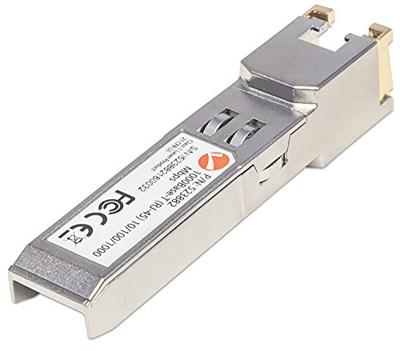 INTELLINET Gigabit SFP Mini-GBIC transceiver 1000Base-T (RJ45) single-mode poort bereik tot 100m