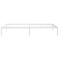 Bedframe metaal wit 100x200 cm - thumbnail