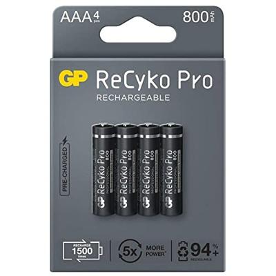GP ReCyko Pro AAA batterijen 800 mAh (4)