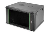 Digitus DN-19 07U-6/6-EC-SW 19inch-wandkast (b x h x d) 600 x 416 x 600 mm 7 HE Zwart, Zwart (mat), Zwart (RAL 9005) - thumbnail
