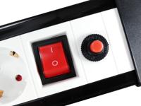 Equip 245553 4-outlet power strip with 2x usb, 4x ac outlet(s) indoor, type f, 1.5 mm², 1.5 m - thumbnail