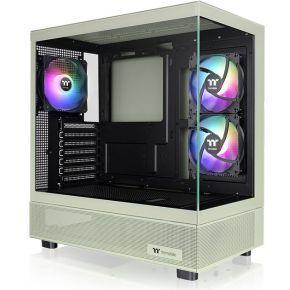 Thermaltake View 270 Plus TG ARGB Matcha Green Midi-tower Gaming-behuizing Wit, Zwart