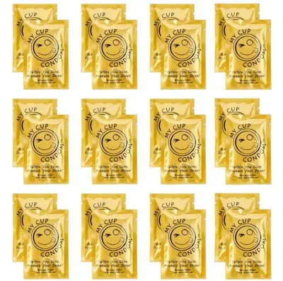 My Cup Condom Drink Cover - Bescherm Je Drankje 24 stuks My Cup Condom Drink Cover - Bescherm Je Drankje 24 stuks