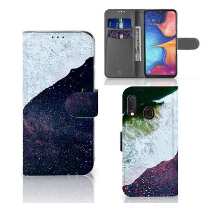 Samsung Galaxy A20e | Book Case | Sea in Space