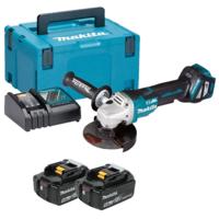 Makita DGA517RTJ Accu Haakse Slijper 125mm 18V 5.0Ah in Mbox - thumbnail