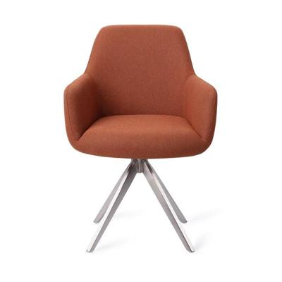 Jesper Home Eetkamerstoel 'Hiroo' Draaibaar, Turn Steel, kleur Hearth Harmony