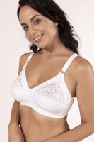 Kanten Bh zonder beugel - Katoenen bh zonder vulling - Monica - 95C - Wit - 95C - 95C - 95C - 95C - 95C - 95C - 95C - 95C - thumbnail