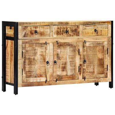 Dressoir 120x35x76 cm massief mangohout