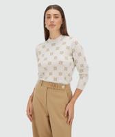 Josh V Fae Jv-2508-0203 Trui 597 Light Warm Grey Melange - thumbnail