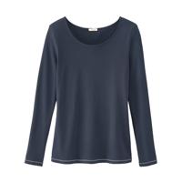 Shirt met lange mouw, natuurwit 38 - thumbnail