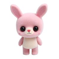 Beetje schattig PVC massaal dieren konijn Dolls creatieve cadeau kinderen speelgoed grootte: 5.5*3.5*7.7cm(Pink) - thumbnail