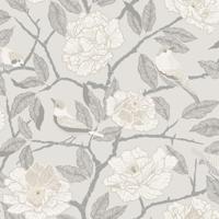 Dutch Wallcoverings Fagelsang - Bernadina Grey - thumbnail