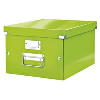 Opbergdoos Leitz Click & Store WOW middel gerecycled karton 281x200x370mm groen | 6 stuks - thumbnail