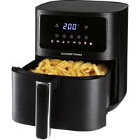 GourmetMaxx GOURMETmaxx Heißluft-Fritteuse Digital 4,5l 1500W Airfryer 4.5 l 1500 W Met display, Timerfunctie Zwart - thumbnail