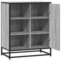 Dressoir 62x35x76 cm bewerkt hout grijs sonoma eikenkleurig - thumbnail