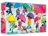 Usborne Boek en puzzel kleuren - thumbnail
