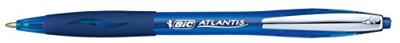 Bic balpen Atlantis Soft 1 mm, blauw, op blister