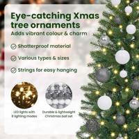 Kunstkerstboom met 150 LED met standaard Groen 120 cm PE en PVC - thumbnail