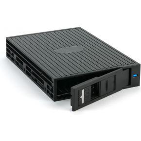 FANTEC MR-25 SAS I,II + SATA I,II,III wisselframe voor een 2,5 inch HDD of SSD in een 3,5 inch sleuf. zwarte kunststof behuizing