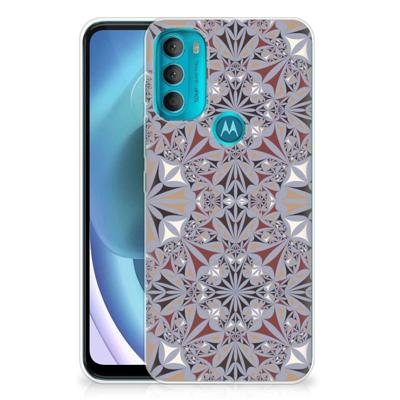 Motorola Moto G71 5G | TPU | Siliconen hoesje | Flower Tiles
