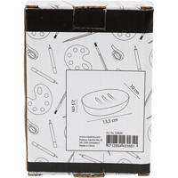 Creativ Company Zeepbakje, h: 2,5 cm, l: 13,5 cm, b: 10 cm, wit, 1 stuk - thumbnail