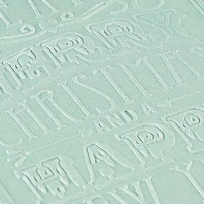 Vaessen Creative • embossing folder christmas verse