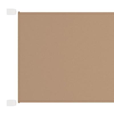 VidaXL Luifel verticaal 60x1000 cm oxford stof taupe