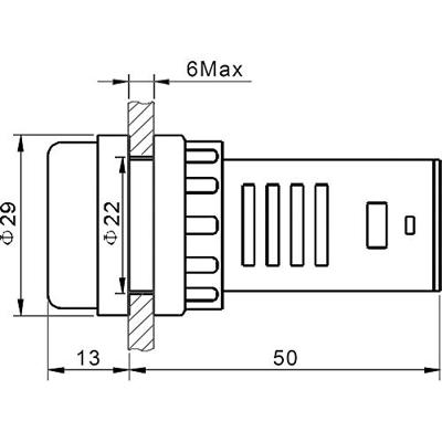 TRU COMPONENTS 140429 LED-signaallamp meerkleurig Rood, Groen 12 V/DC, 12 V/AC