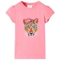 VidaXL Kindershirt 116 neonroze - thumbnail