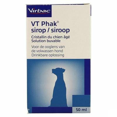 Virbac Vt Phak Siroop Ooglens Hond Drinkbare Oplossing 50ml