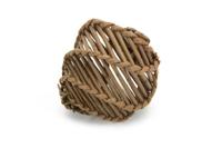 Beeztees aluka speelbal - knaagdier - riet - 9 cm - thumbnail